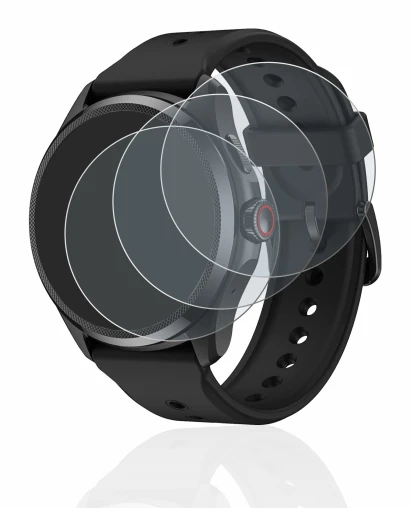Imagen del dispositivo Mobvoi TicWatch Pro 5 con una amplia variedad de protectores de pantalla.