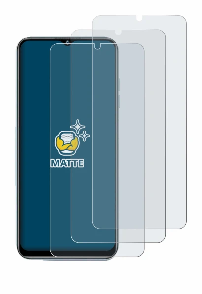 Imagen del dispositivo Oukitel C35 con una amplia variedad de protectores de pantalla.