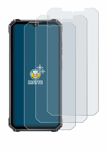 Imagen del dispositivo Oukitel WP28 con una amplia variedad de protectores de pantalla.