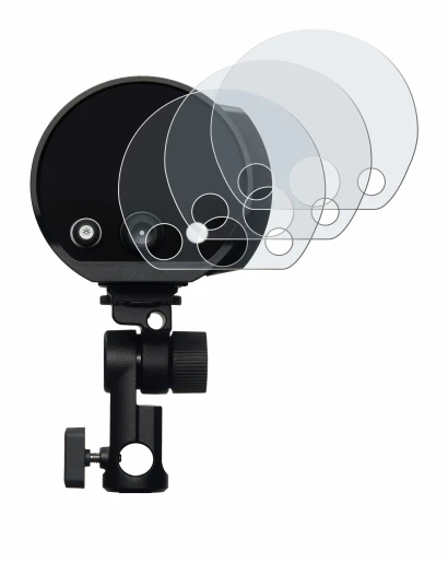Imagen del dispositivo Profoto B10X con una amplia variedad de protectores de pantalla.