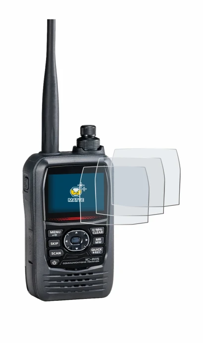 Imagen del dispositivo Icom IC-R15 con una amplia variedad de protectores de pantalla.