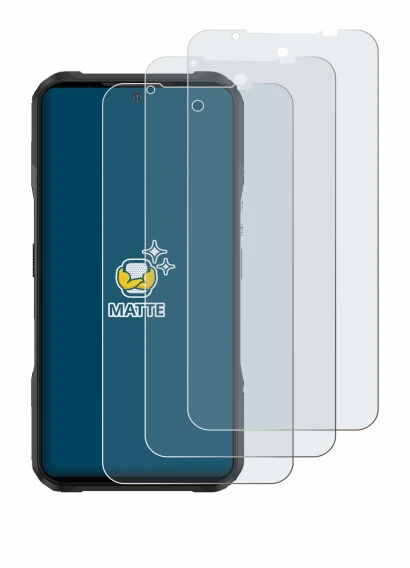 Imagen del dispositivo Doogee V20S con una amplia variedad de protectores de pantalla.