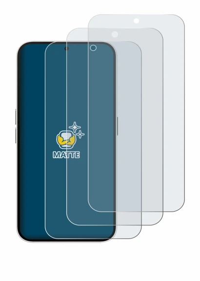 Imagen del dispositivo Nothing Phone (2a) con una amplia variedad de protectores de pantalla.