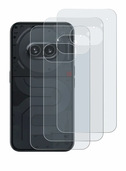 Imagen del dispositivo Nothing Phone (2a) (Trasero) con una amplia variedad de protectores de pantalla.