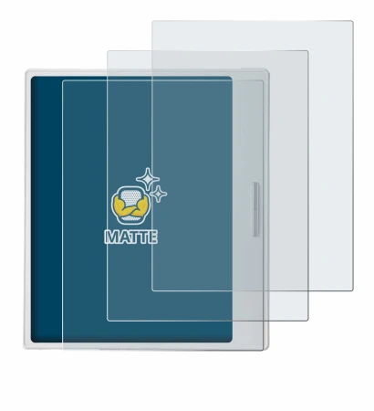 Imagen del dispositivo Boox Go Color 7 White Edition con una amplia variedad de protectores de pantalla.