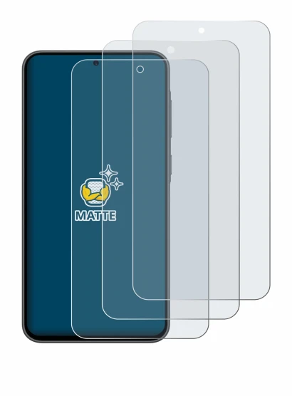 Imagen del dispositivo Samsung Galaxy A36 5G con una amplia variedad de protectores de pantalla.