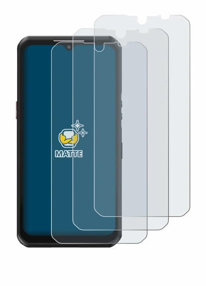 Imagen del dispositivo Oukitel WP39 con una amplia variedad de protectores de pantalla.