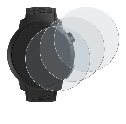 Imagen del dispositivo Coros Pace Pro con una amplia variedad de protectores de pantalla.