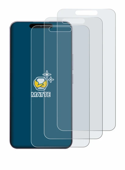 Imagen del dispositivo Oukitel P1 con una amplia variedad de protectores de pantalla.