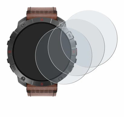 Imagen del dispositivo Polar Grit X2 Pro Titan con una amplia variedad de protectores de pantalla.