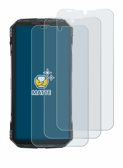 Imagen del dispositivo Doogee S Punk Pro con una amplia variedad de protectores de pantalla.