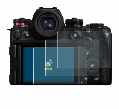 Imagen del dispositivo Panasonic Lumix S1R II con una amplia variedad de protectores de pantalla.