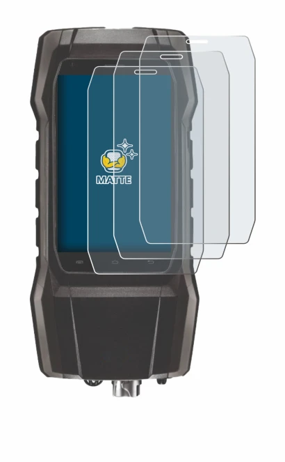 Imagen del dispositivo Testo 300 con una amplia variedad de protectores de pantalla.