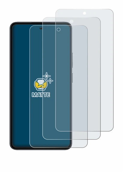 Imagen del dispositivo realme 14 con una amplia variedad de protectores de pantalla.