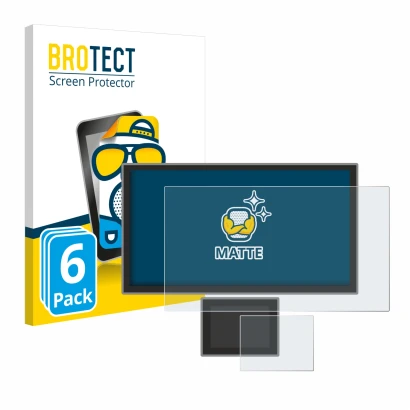 Parte frontal de un envase de producto con el logotipo de la marca BROTECT. Al lado se muestra el dispositivo Icom IC-7760 con