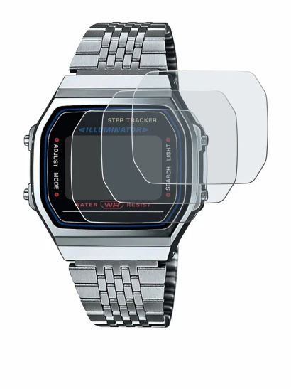 Imagen del dispositivo Casio iconic ABL-100WE-1A con una amplia variedad de protectores de pantalla.