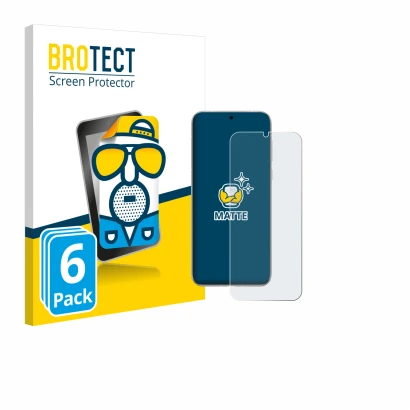 Parte frontal de un envase de producto con el logotipo de la marca BROTECT. Al lado se muestra el dispositivo Huawei Pura 80 U