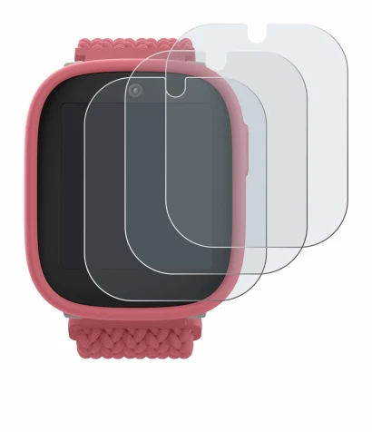 Imagen del dispositivo Xplora X6 Play 2025 (2da generación) con una amplia variedad de protectores de pantalla.