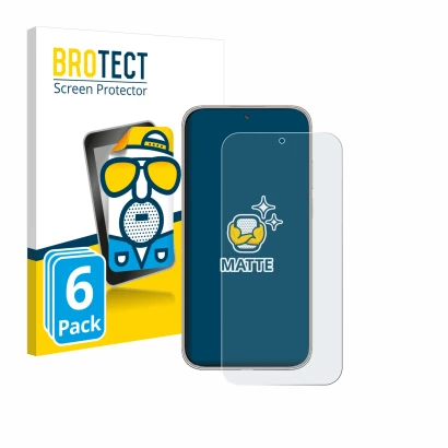 Parte frontal de un envase de producto con el logotipo de la marca BROTECT. Al lado se muestra el dispositivo Huawei Mate 70 A