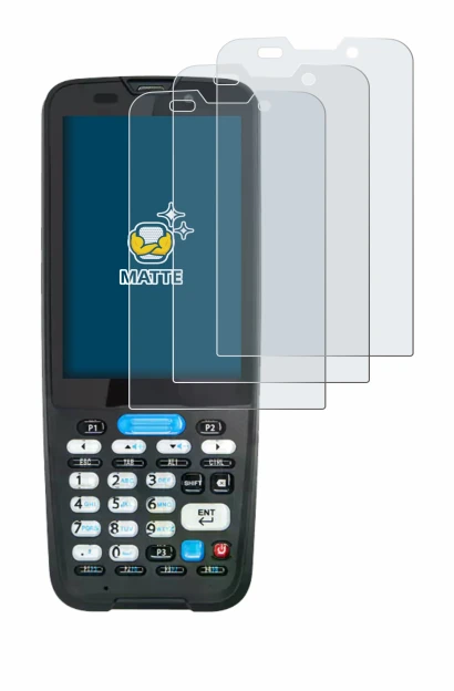 Imagen del dispositivo Unitech HT330 con una amplia variedad de protectores de pantalla.
