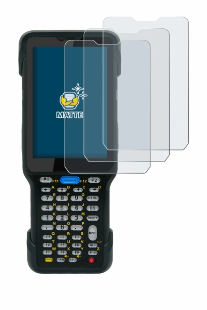 Imagen del dispositivo Unitech HT730 con una amplia variedad de protectores de pantalla.