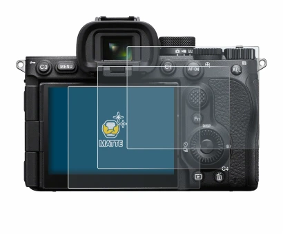 Imagen del dispositivo Sony Alpha 7 V (ILCE-7M5) con una amplia variedad de protectores de pantalla.