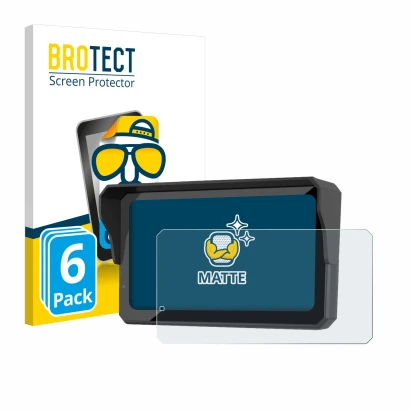 Parte frontal de un envase de producto con el logotipo de la marca BROTECT. Al lado se muestra el dispositivo Carpuride W602S 