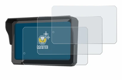 Imagen del dispositivo Carpuride W602S Pro con una amplia variedad de protectores de pantalla.