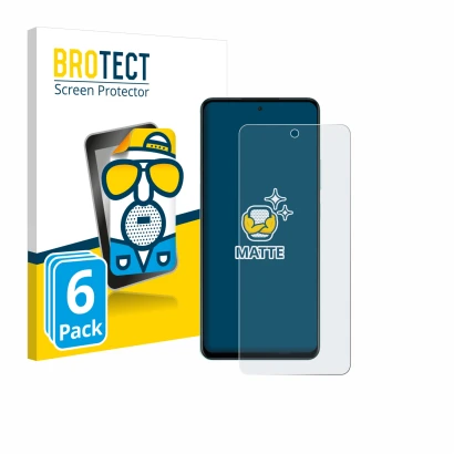 Parte frontal de un envase de producto con el logotipo de la marca BROTECT. Al lado se muestra el dispositivo Oppo A5 4G con s