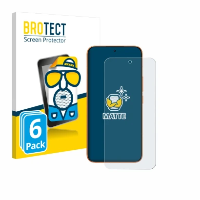 Parte frontal de un envase de producto con el logotipo de la marca BROTECT. Al lado se muestra el dispositivo Xiaomi Redmi Tur