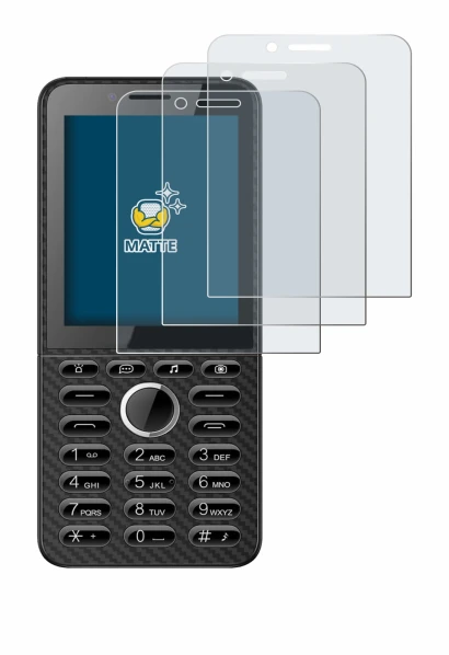 Imagen del dispositivo Energizer E288S con una amplia variedad de protectores de pantalla.