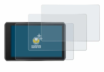 Imagen del dispositivo Garmin zumo XT3 4.7" con una amplia variedad de protectores de pantalla.