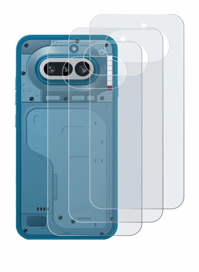 Imagen del dispositivo Nothing Phone (4a) (Trasero) con una amplia variedad de protectores de pantalla.