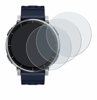 Imagen del dispositivo Amazfit Active 3 Premium con una amplia variedad de protectores de pantalla.