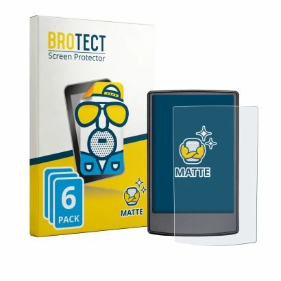 Parte frontal de un envase de producto con el logotipo de la marca BROTECT. Al lado se muestra el dispositivo Engwe Engine Pro