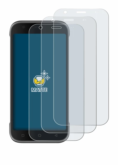 Imagen del dispositivo Bluebird S10 con una amplia variedad de protectores de pantalla.