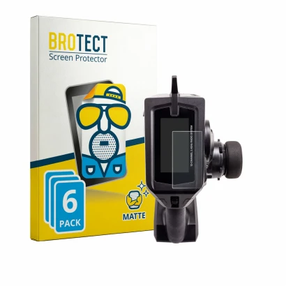 Parte frontal de un envase de producto con el logotipo de la marca BROTECT. Al lado se muestra el dispositivo Spektrum DX Pro