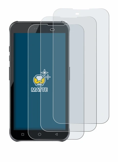Imagen del dispositivo Bluebird VF550 con una amplia variedad de protectores de pantalla.