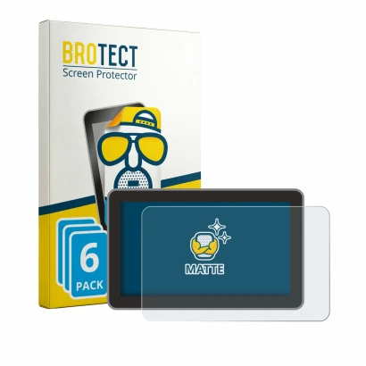Parte frontal de un envase de producto con el logotipo de la marca BROTECT. Al lado se muestra el dispositivo Bambu Lab H2S co