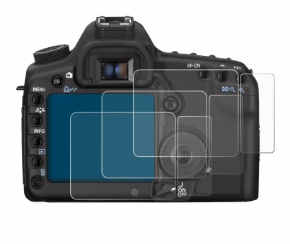 Imagen del dispositivo Canon EOS 5D Mark II con una amplia variedad de protectores de pantalla.