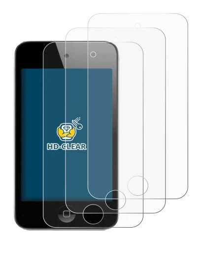 Imagen del dispositivo Apple iPod Touch (4a Gen.) con una amplia variedad de protectores de pantalla.