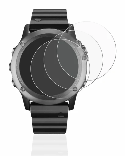 Imagen del dispositivo Garmin Fenix 3 con una amplia variedad de protectores de pantalla.