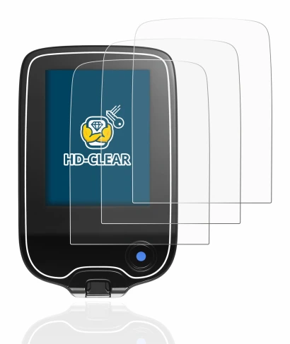 Imagen del dispositivo Freestyle Libre con una amplia variedad de protectores de pantalla.