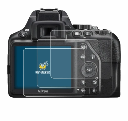 Imagen del dispositivo Nikon D3500 con una amplia variedad de protectores de pantalla.