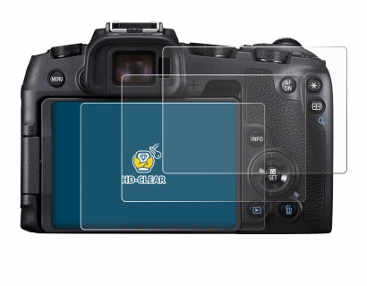 Imagen del dispositivo Canon EOS RP con una amplia variedad de protectores de pantalla.