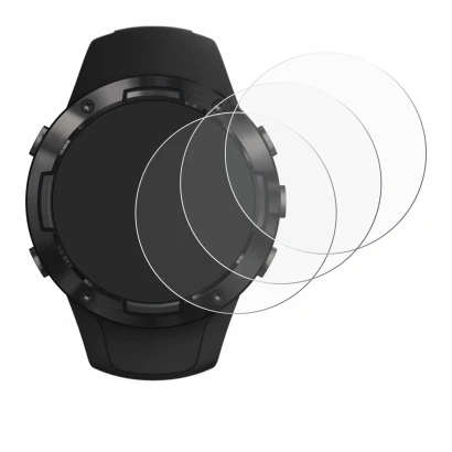 Imagen del dispositivo Suunto 5 con una amplia variedad de protectores de pantalla.