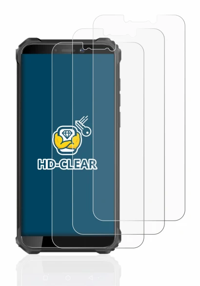 Imagen del dispositivo Oukitel WP5 Pro con una amplia variedad de protectores de pantalla.