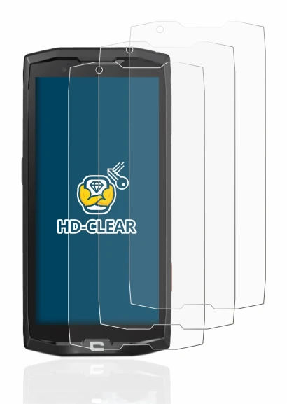 Imagen del dispositivo Crosscall Core X4 con una amplia variedad de protectores de pantalla.
