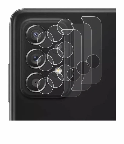 Imagen del dispositivo Samsung Galaxy A52 5G (SÓLO Cámara) con una amplia variedad de protectores de pantalla.