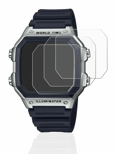 Imagen del dispositivo Casio AE-1200WH con una amplia variedad de protectores de pantalla.